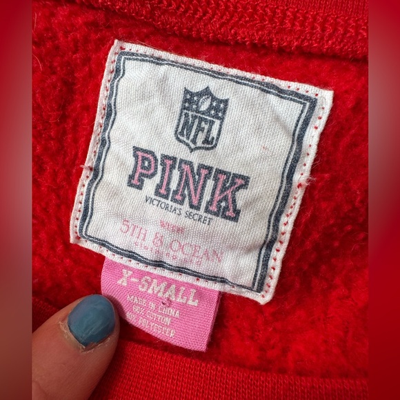 Red San Francisco 49ers Sweatshirt by VS Pink - Picture 5 of 7